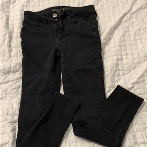 American eagle high rise black jegging